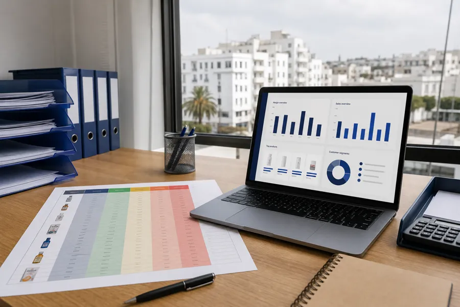 Analyse des tarifs clients et des marges dans un ERP de distribution
